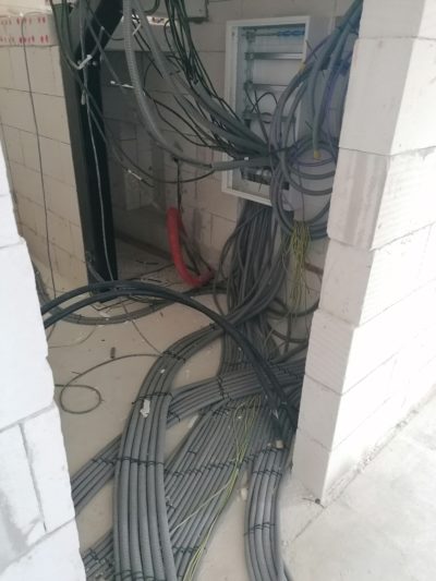 Elektroinštalácia v novostavbe rodinného domu Brezno