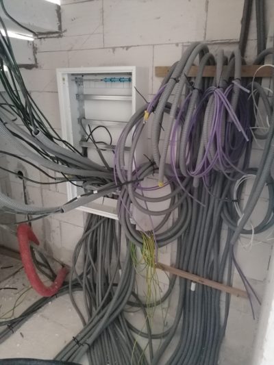 Elektroinštalácia v novostavbe rodinného domu Brezno