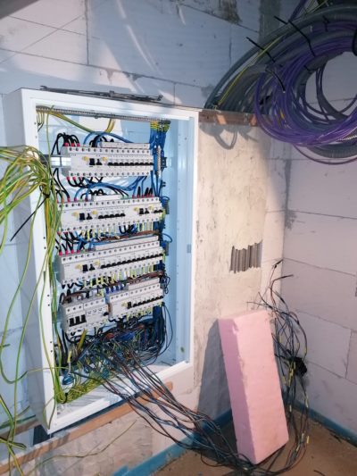 Elektroinštalácia v novostavbe rodinného domu Brezno
